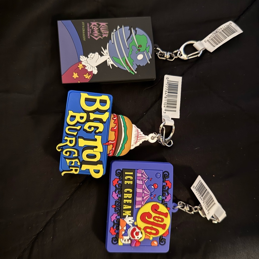 Killer klowns from outer space Keychain Trio